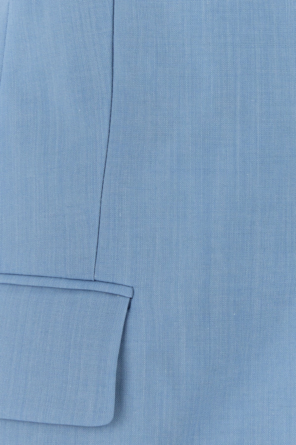 Light blue wool blend Ilex vest - 3