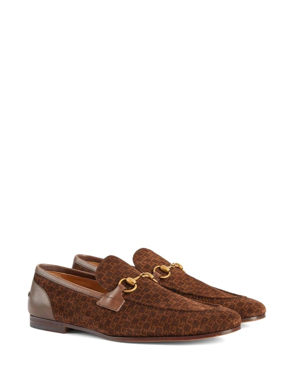 horsebit monogram loafers - 2