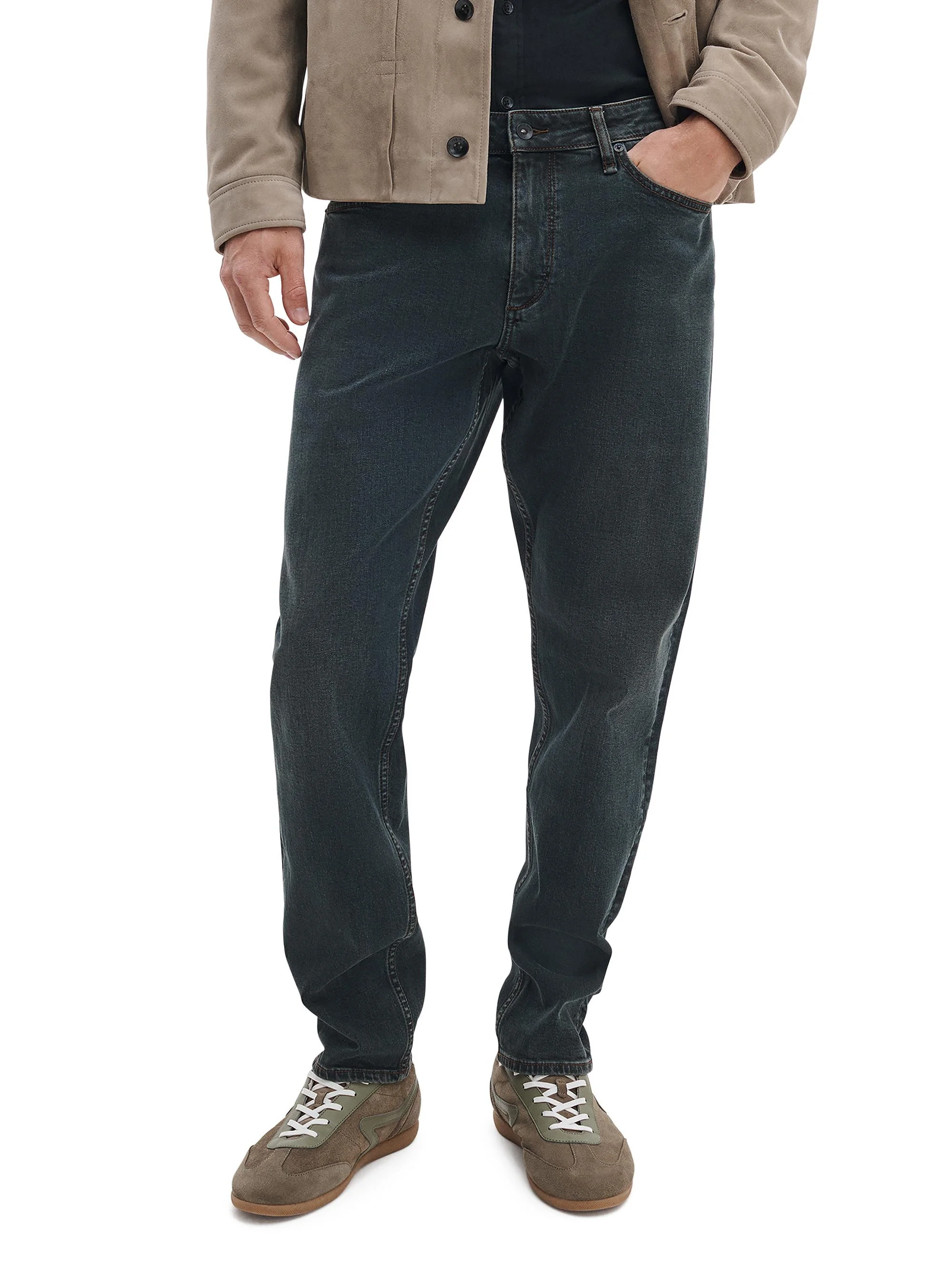 Men's Fit 3 Stretch Cotton Jeans - Oilin - 1