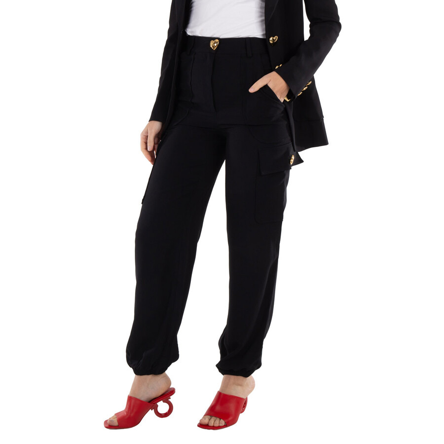 Moschino Ladies High-Waisted Cargo Trouser - 4