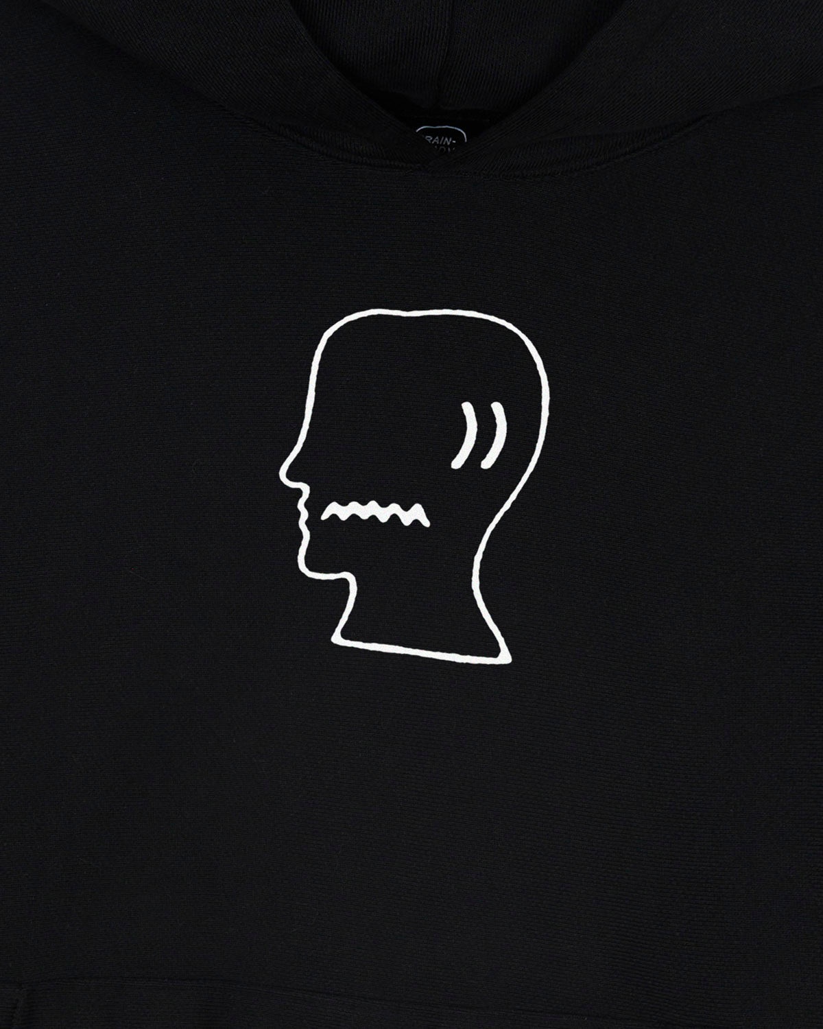 Brain Dead Logohead Hoodie - Black - 2