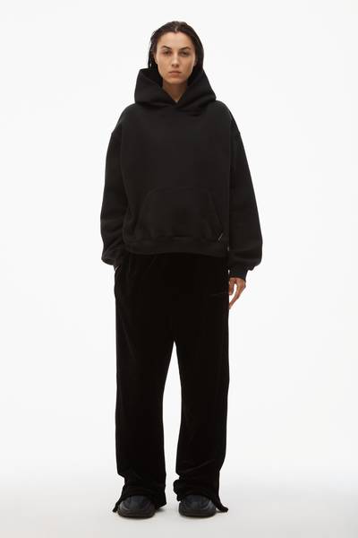 Alexander Wang TRACK PANT IN CRUSHED VELOUR outlook