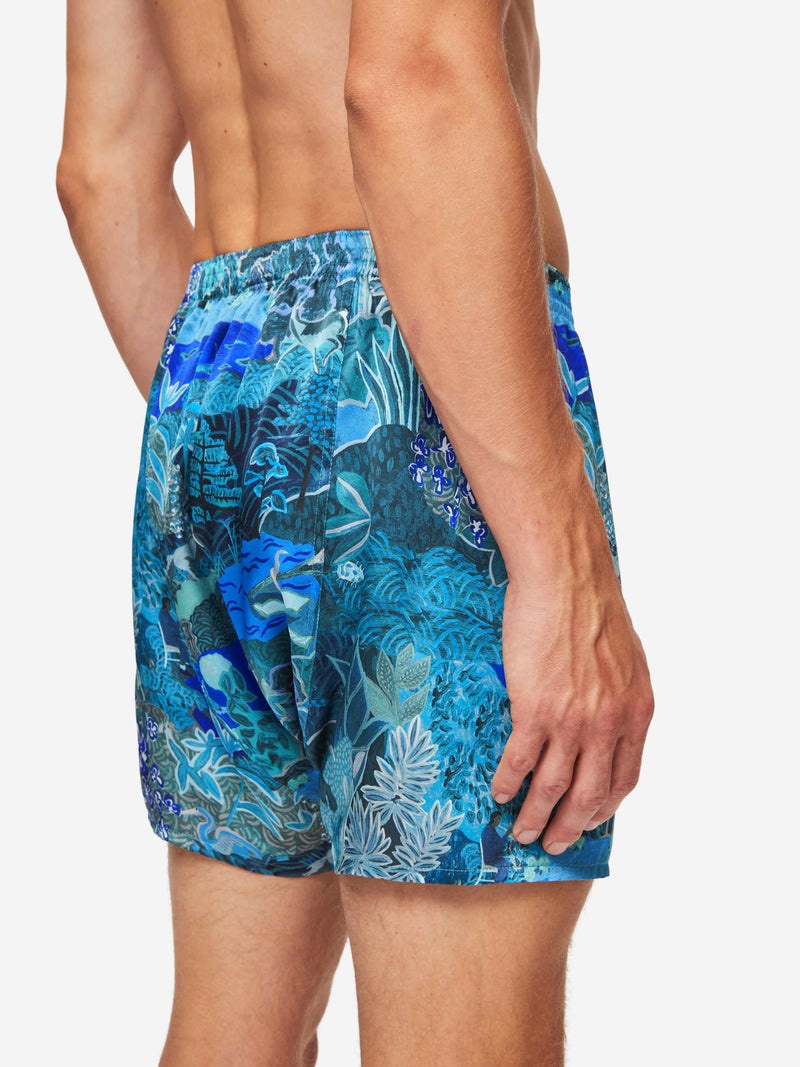 Men's Classic Fit Boxers Brindisi 86 Silk Satin Multi - 6