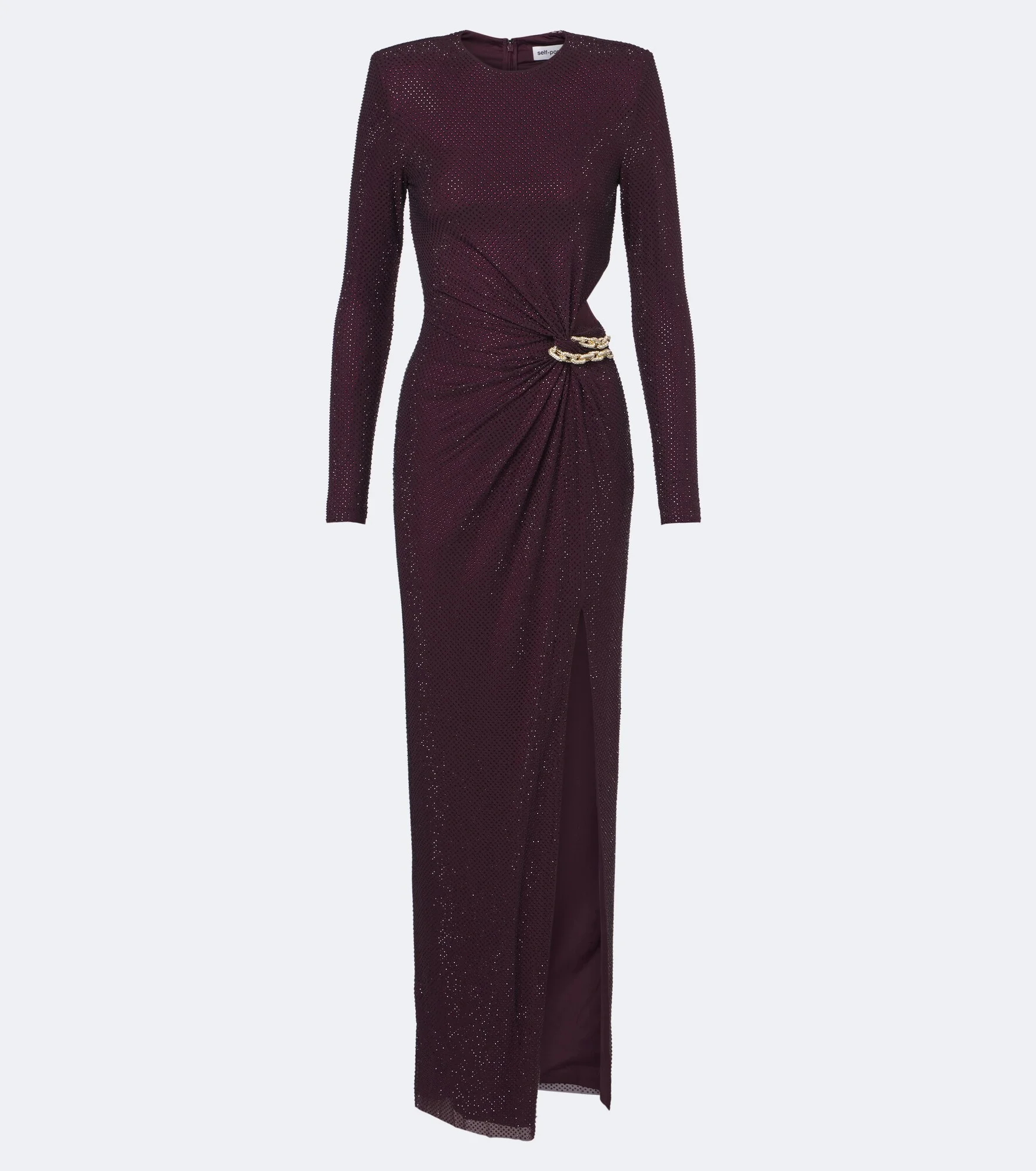 Embellished gathered gown - 1