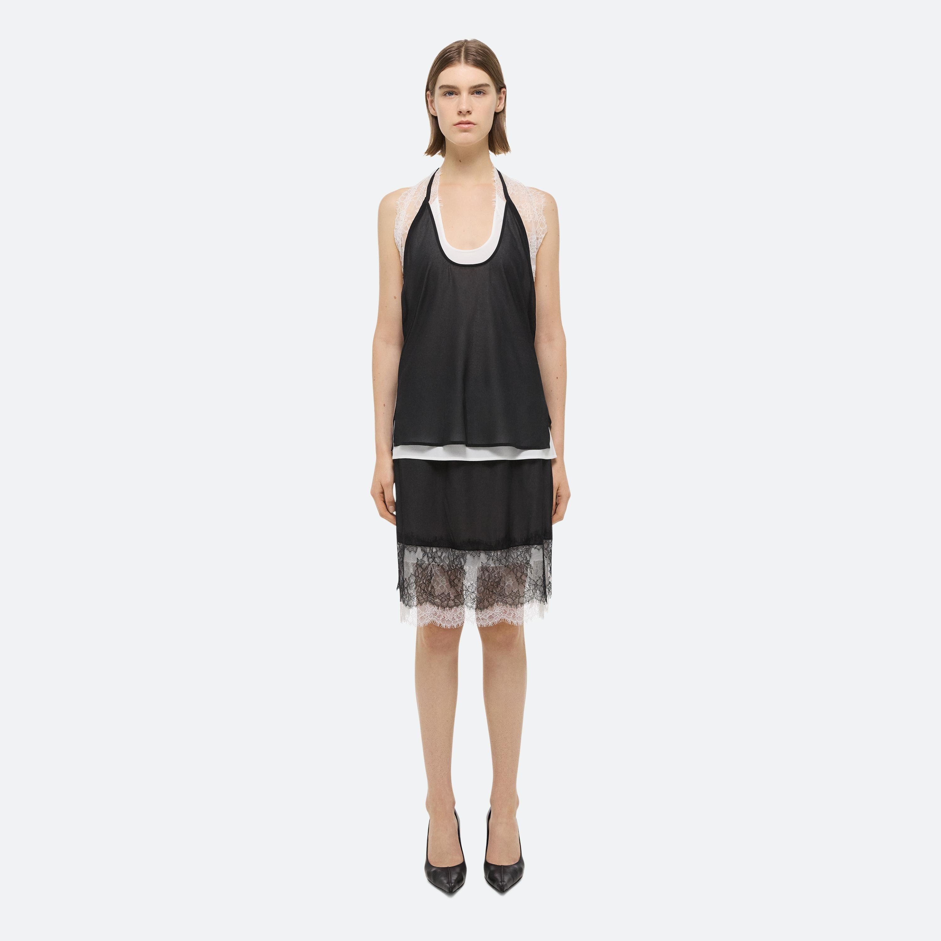 LACE SLIP SKIRT - 3