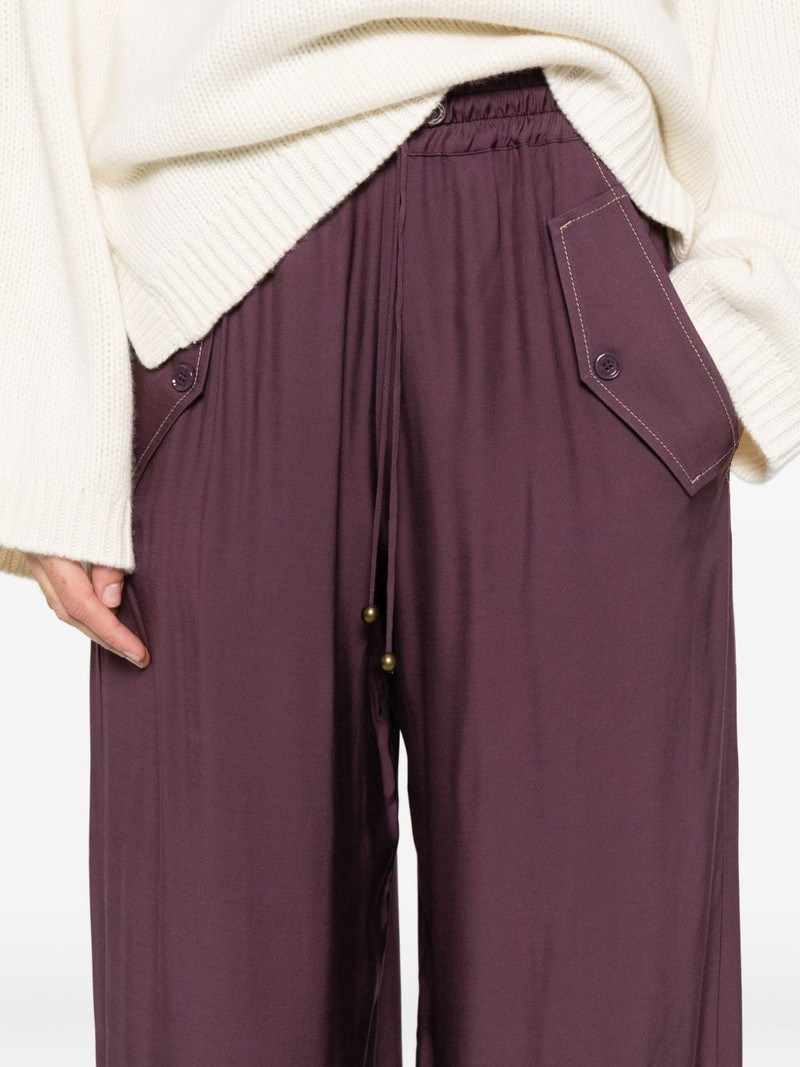 drawstring-fastening trousers 5