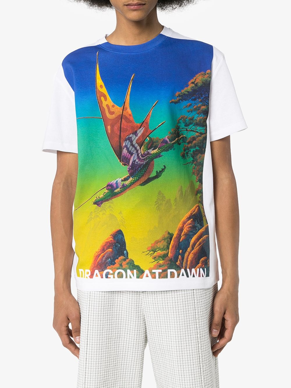 Dragon At Dawn graphic-print T-shirt  - 3