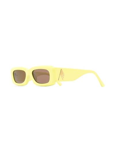 THE ATTICO mini Marfa rectangular-frame sunglasses outlook