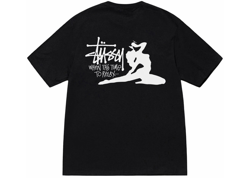 Stüssy Stussy Relax Tee Black outlook