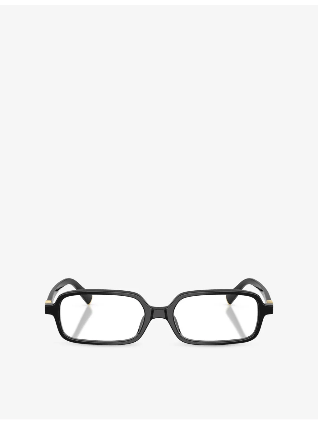MU 01YV Rectangle-Frame Metal Optical Glasses - 1