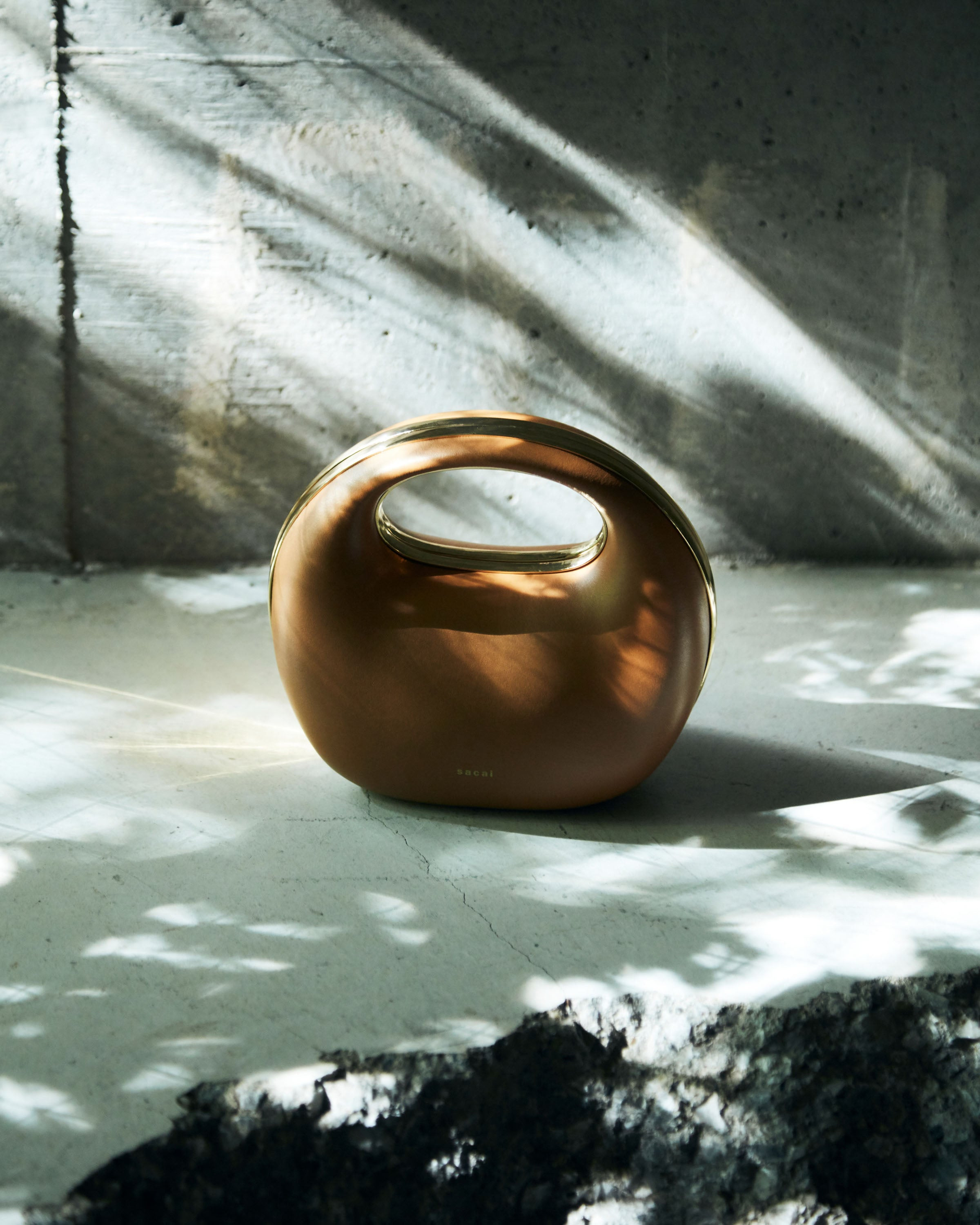 Leather Round Bag - 4