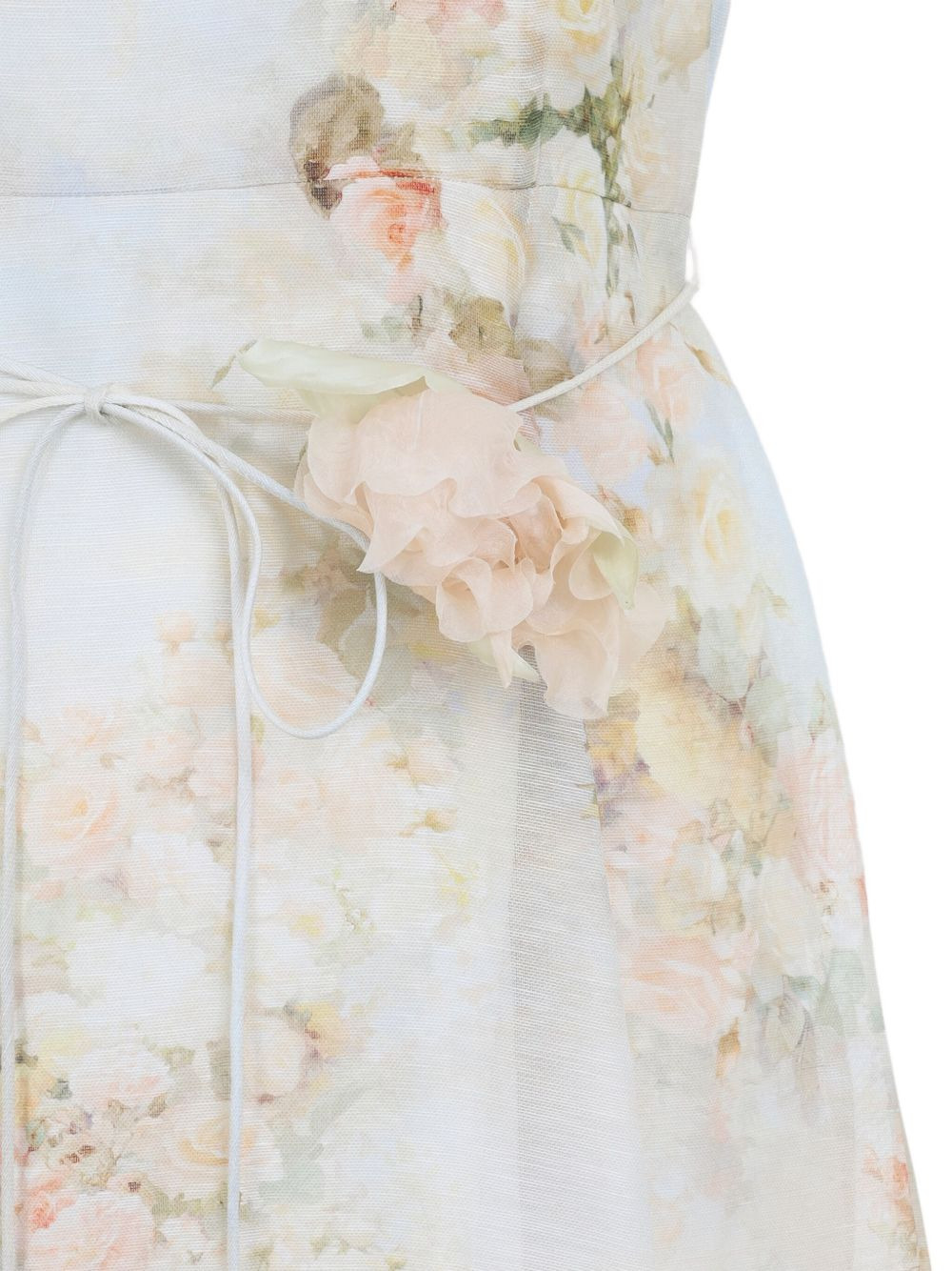 Memento floral-print midi dress - 4