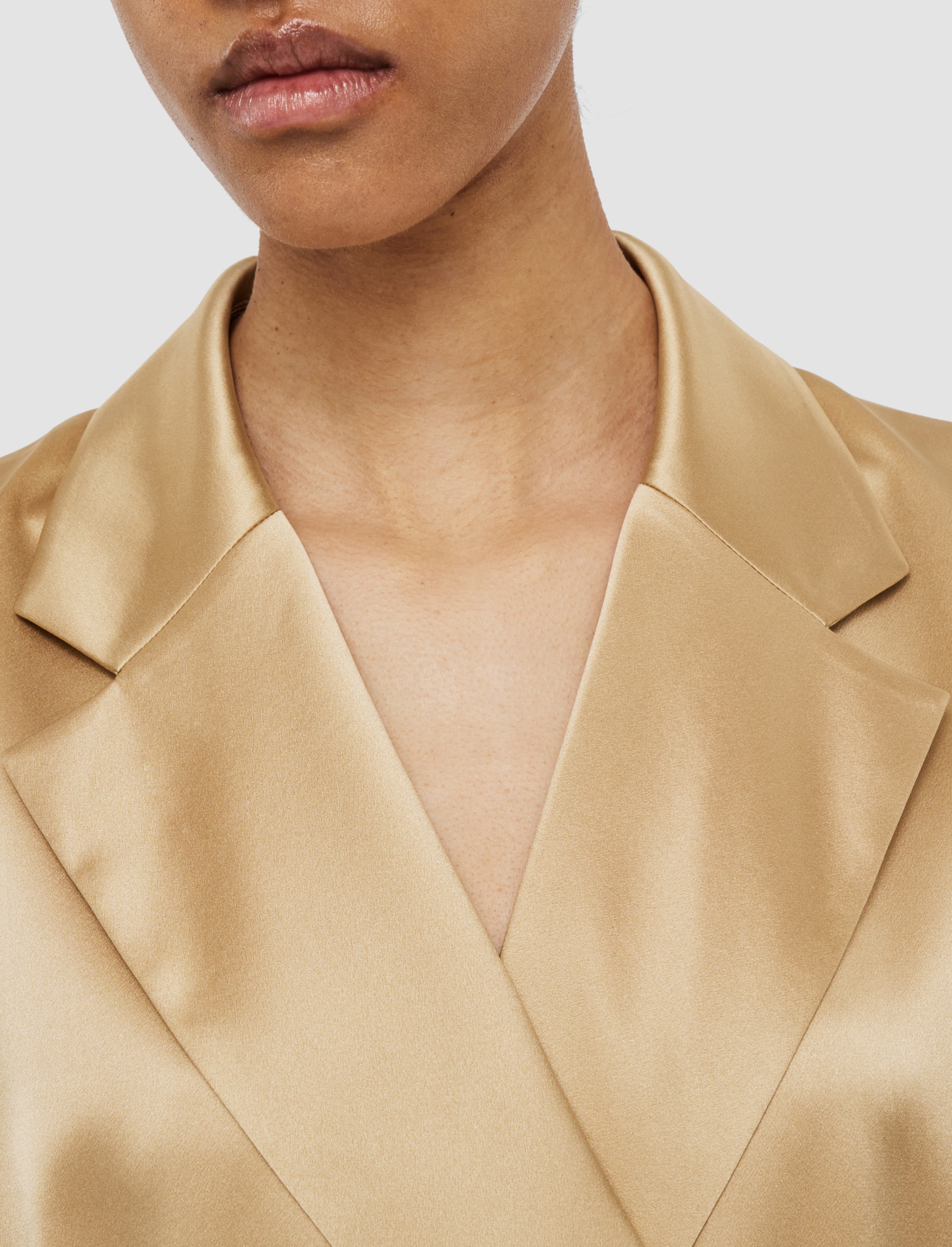 Joubert Silk Satin Jacket - 5