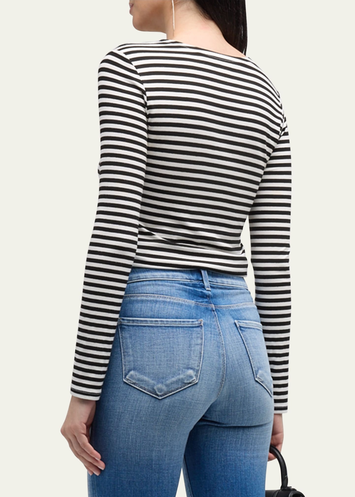 Tess Long-Sleeve Stripe Tee - 3