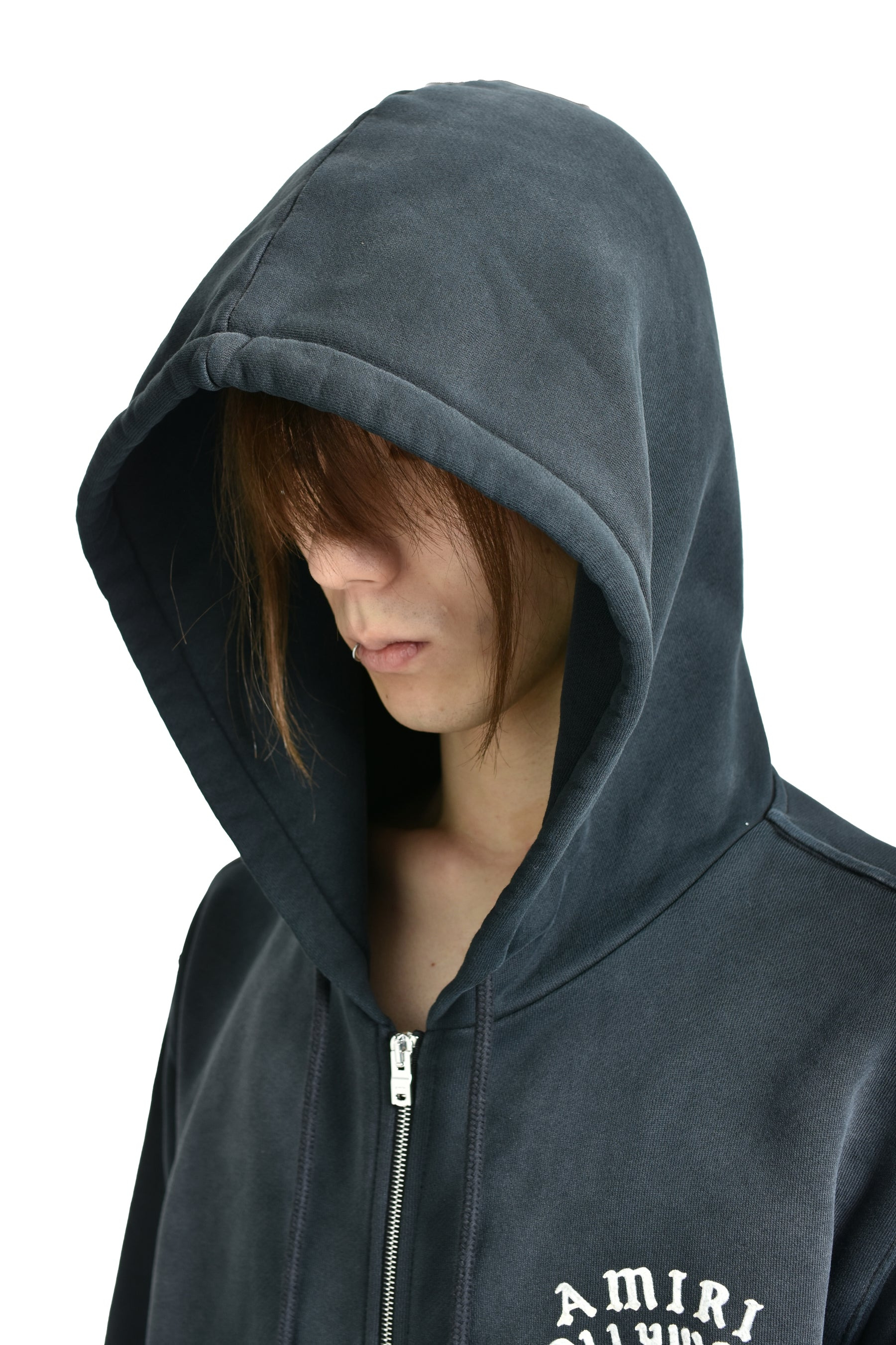 AMIRI HOLLYWOOD ZIP HOODIE / BLK - 5