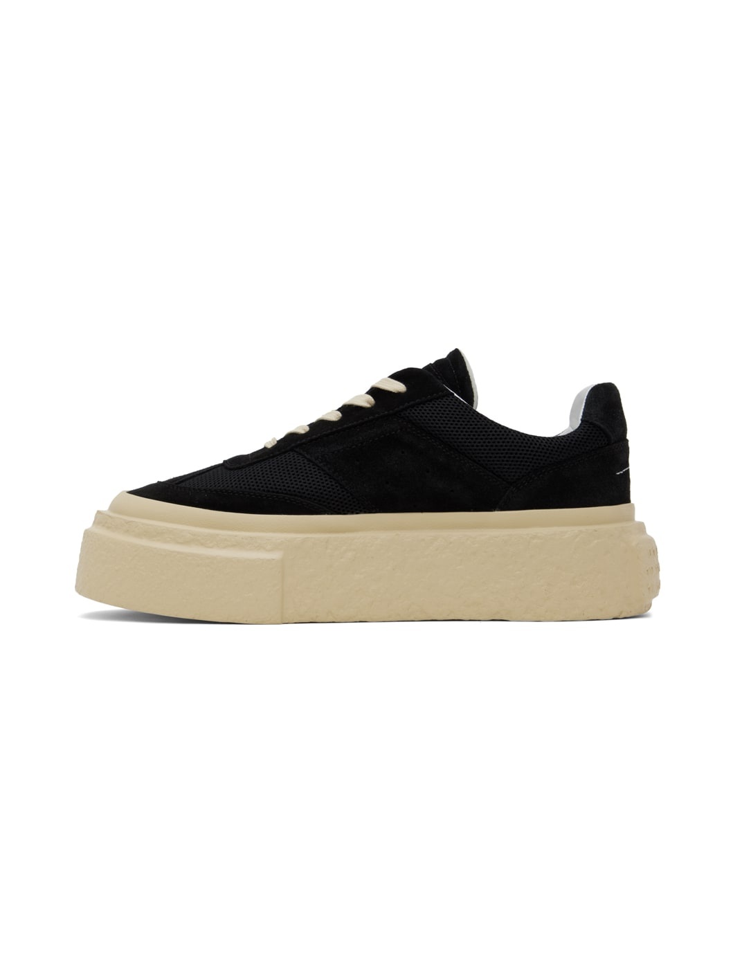 Black Gambetta Lace-Up Platform Sneakers - 3