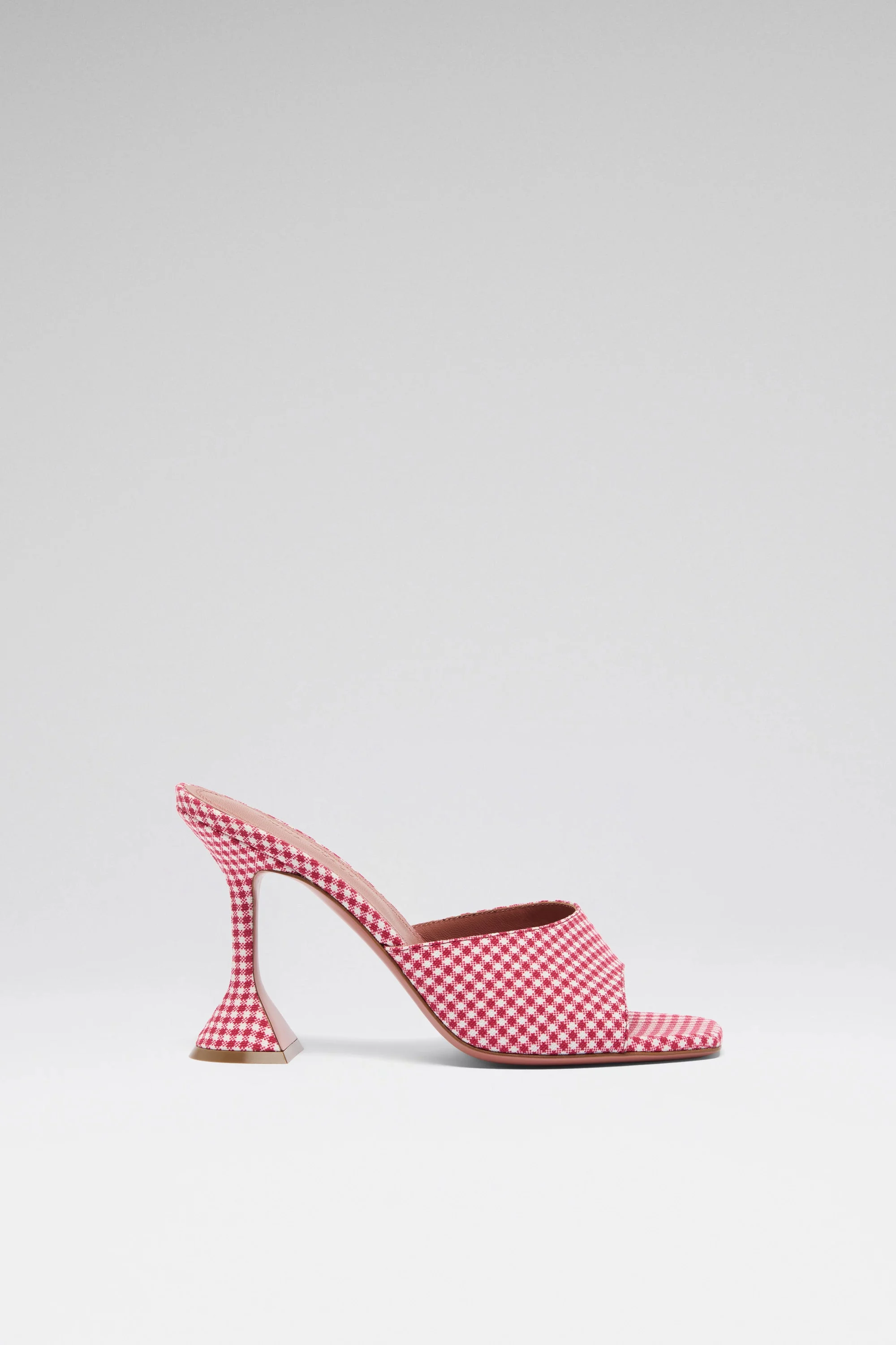 LUPITA SLIPPER 95 RED AND WHITE VICHY - 1