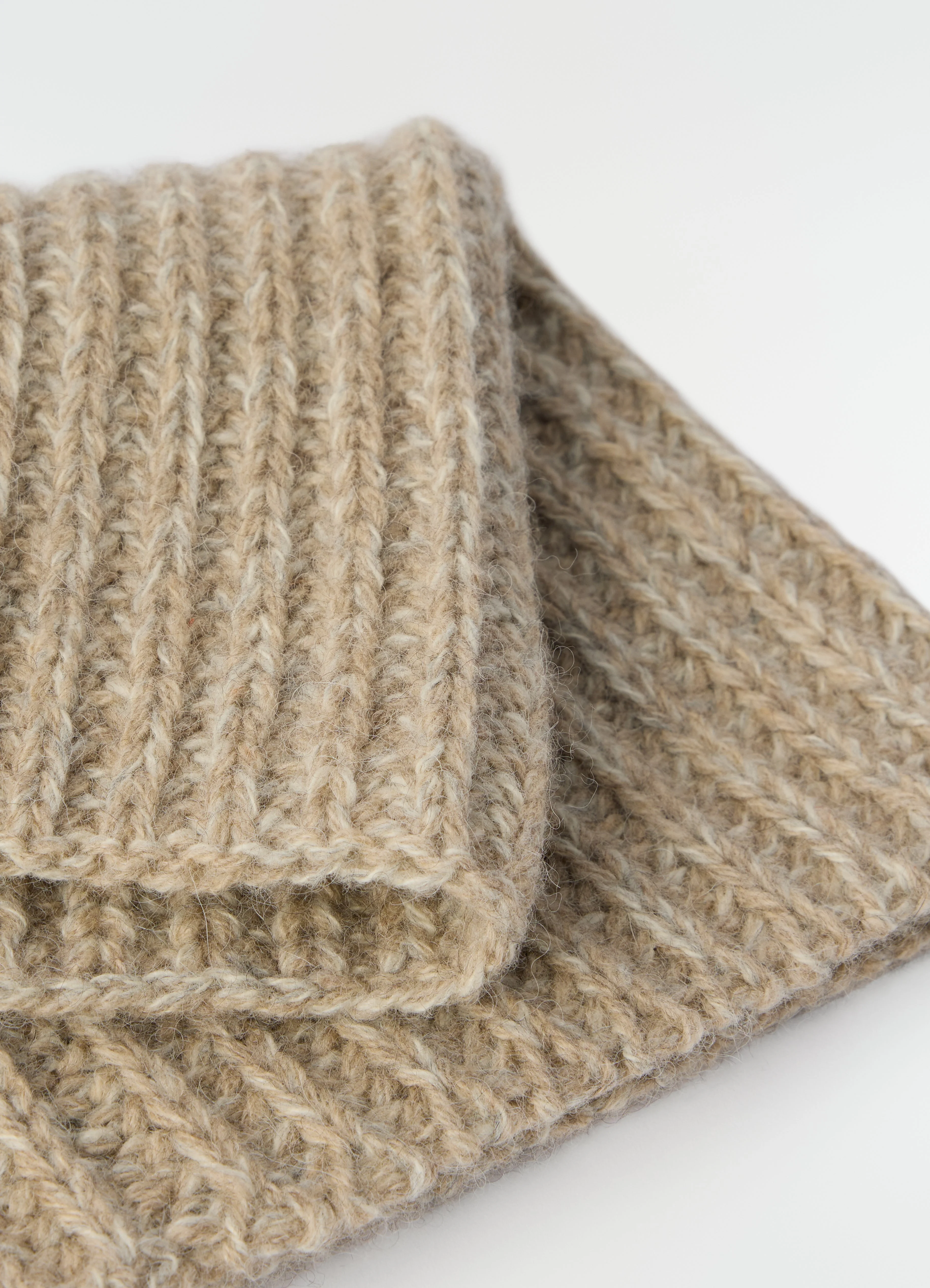 NECK WARMER IN ALPACA AND YAK WOOL BLEND - 1