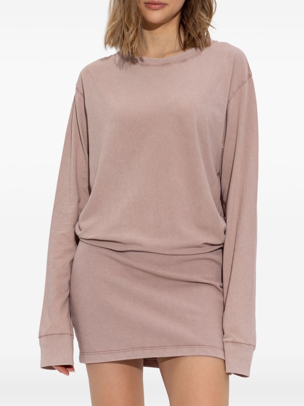 long-sleeve jersey dress - 2