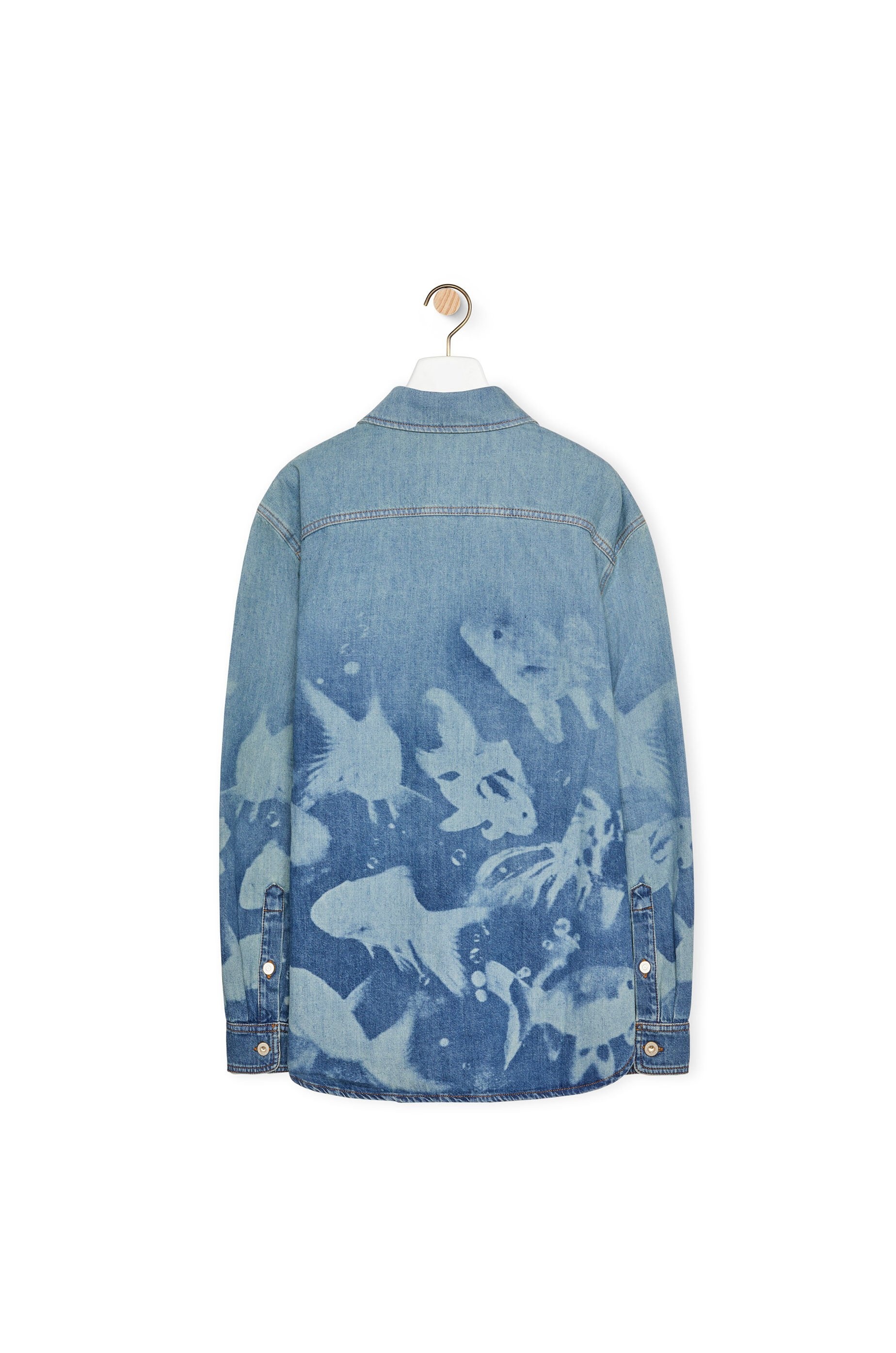 Fish overshirt in denim - 2