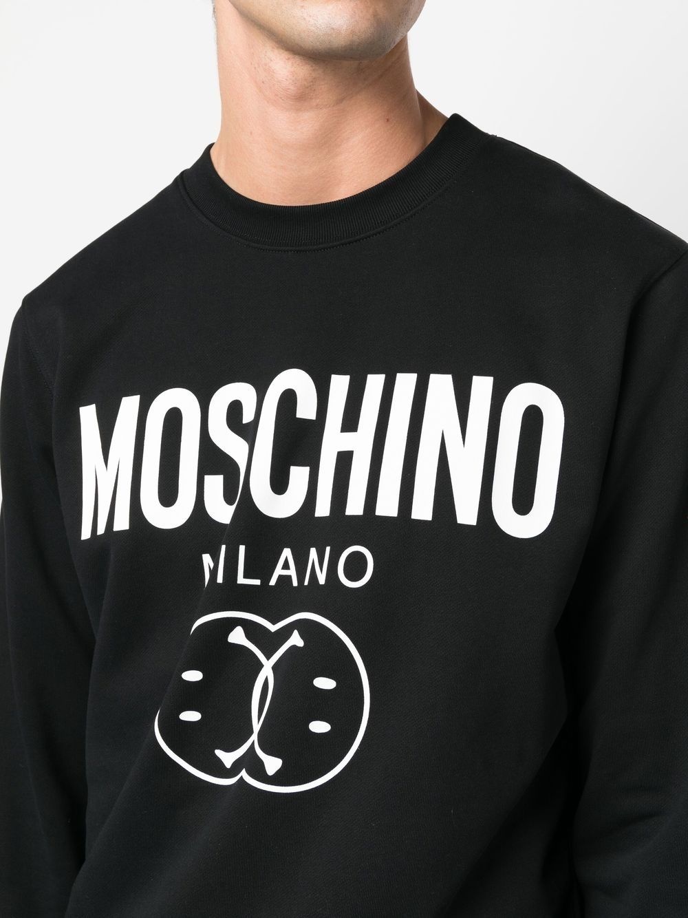 logo-print organic-cotton sweatshirt - 5