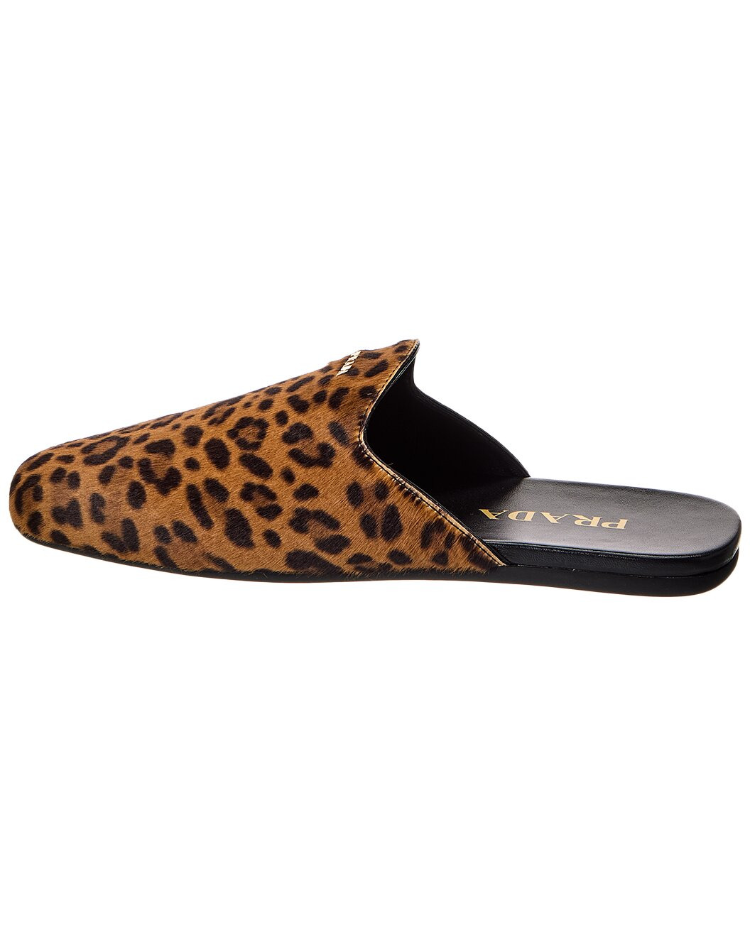 Prada Logo Haircalf Mule - 2