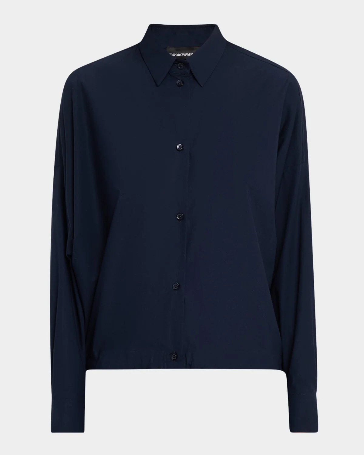 Button-Down Cotton Poplin Shirt - 1