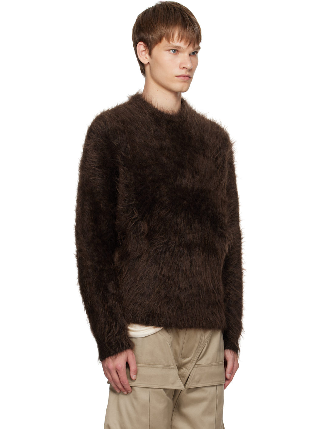 Brown Mohair Sweater - 2