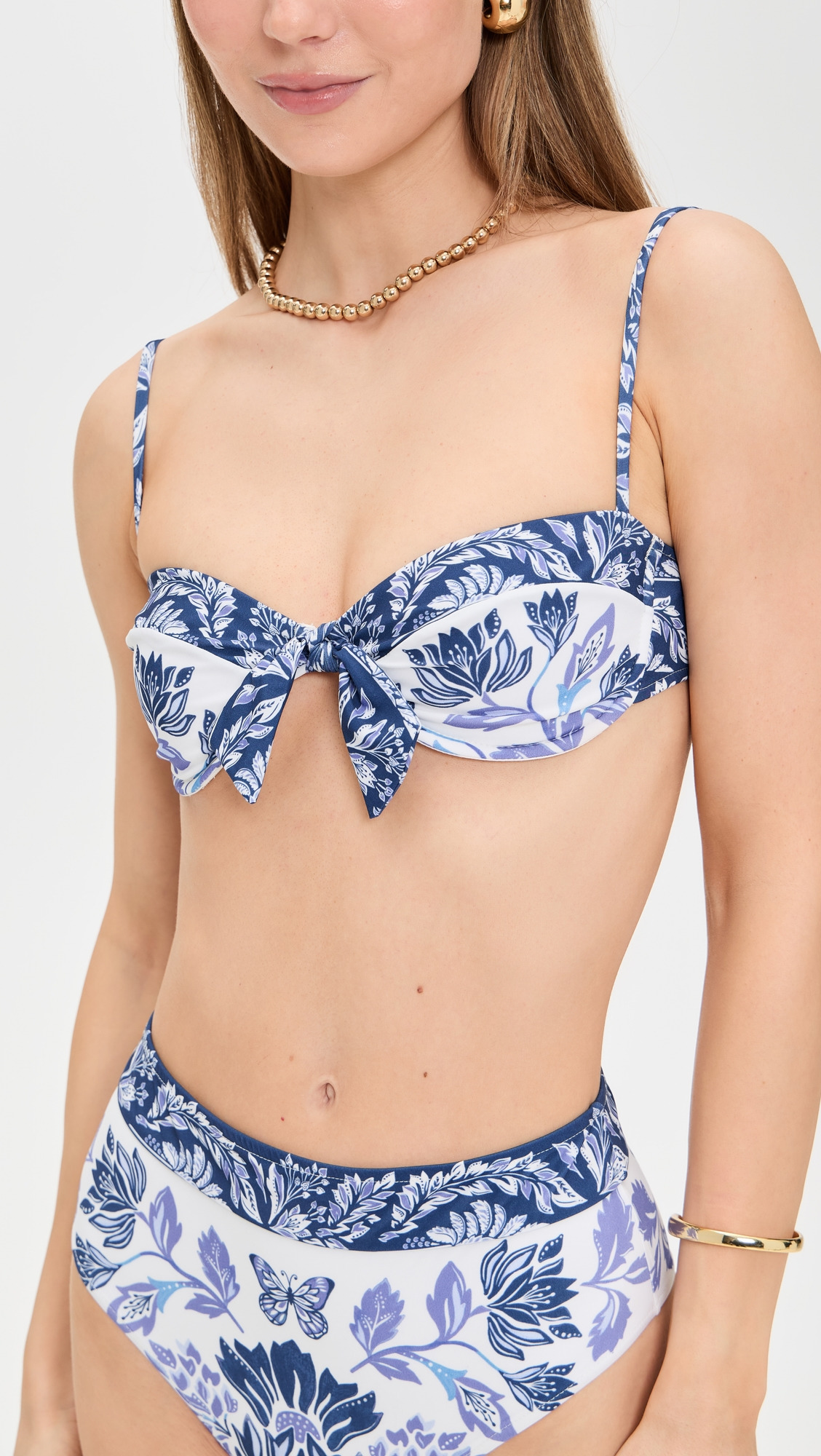 Delicate Tapestry Bikini Top - 1