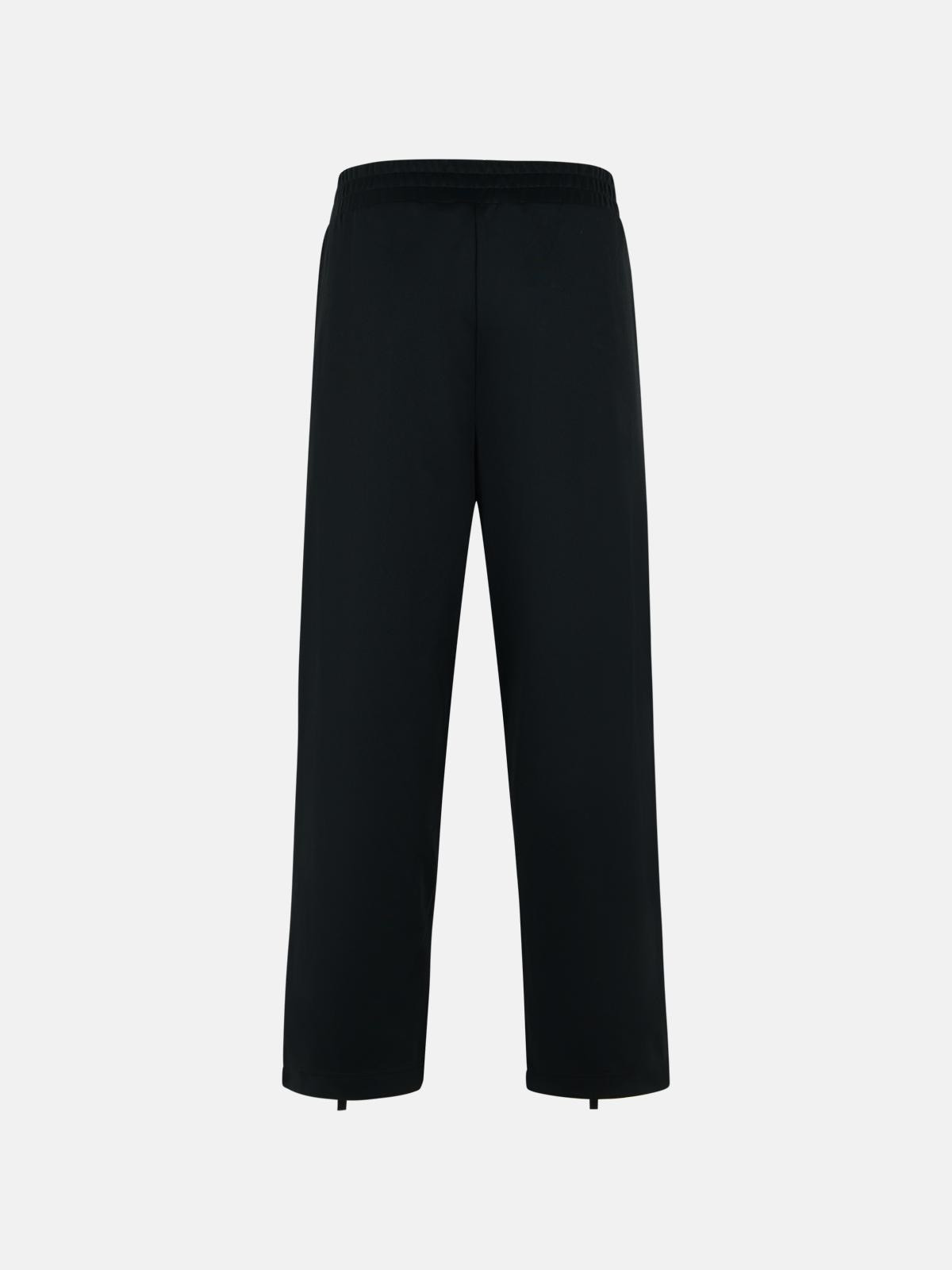 TRACK' BLACK POLYESTER BLEND PANTS - 3