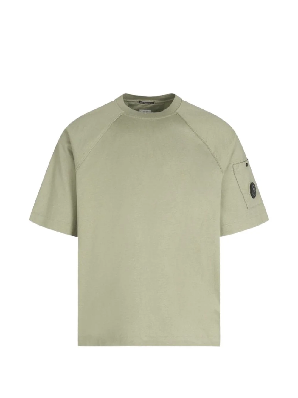 Lens-detail raglan-sleeve T-shirt - 1