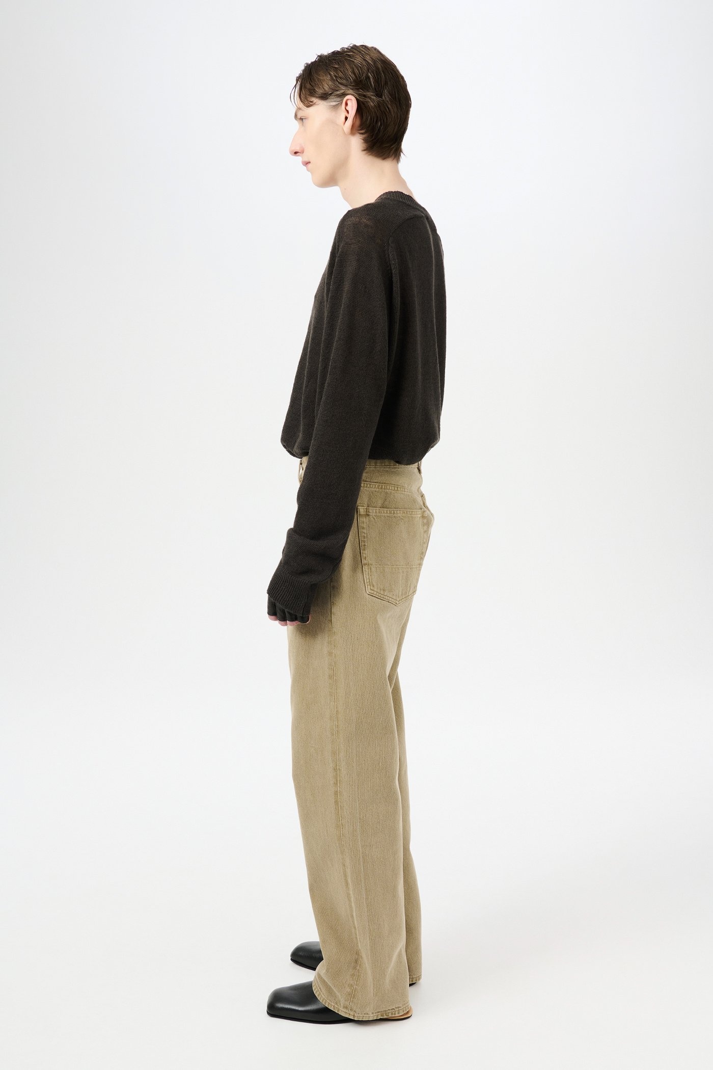 Third Cut Jeans Dry Grass Chain Twill - 4