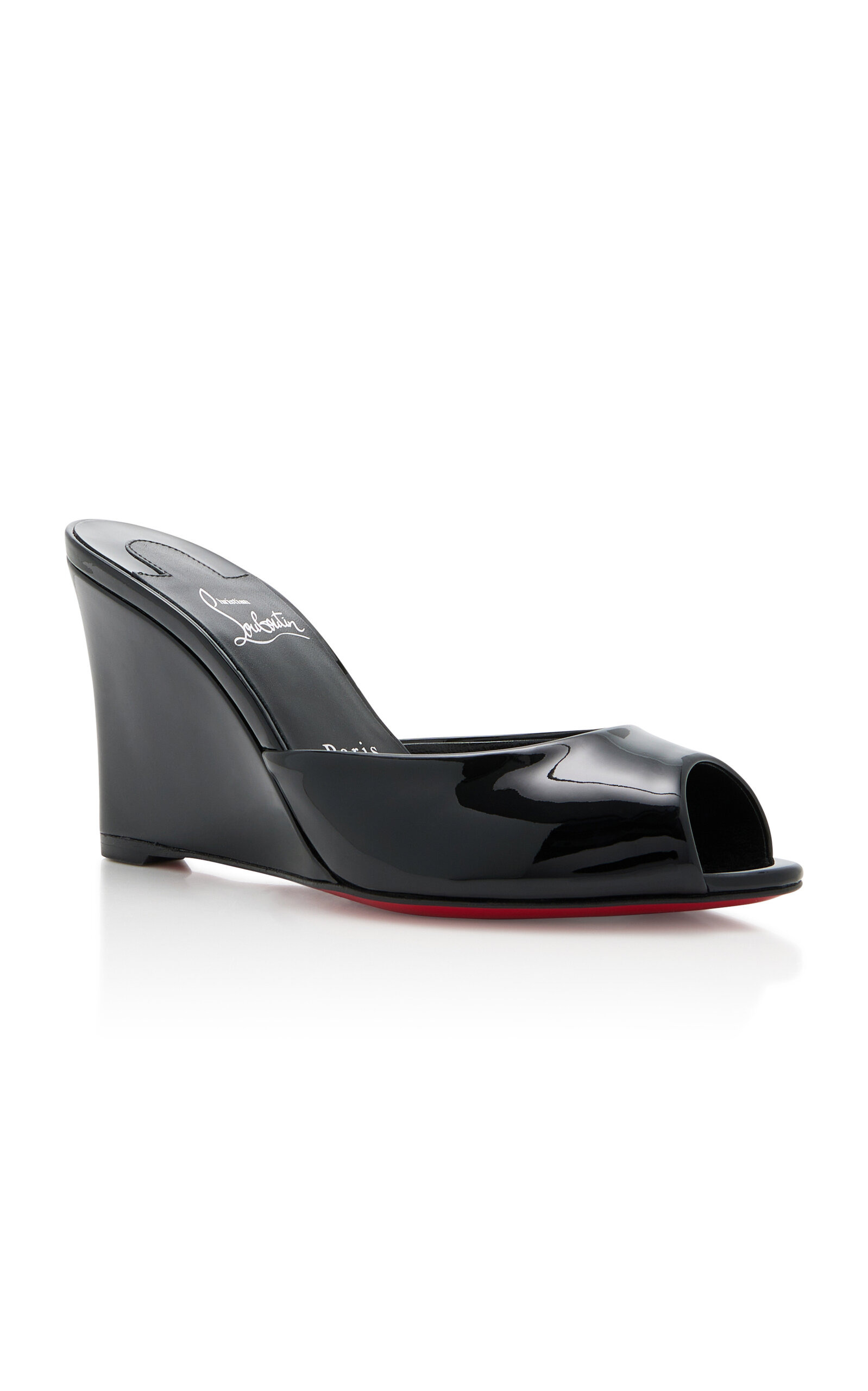Me Dolly 85mm Patent Leather Wedge Pumps black - 4