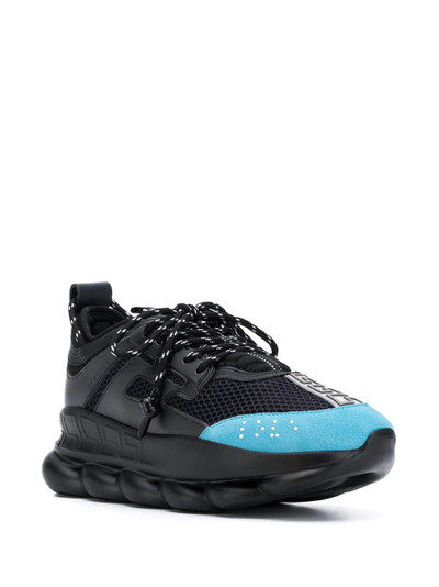 VERSACE chunky lace-up sneakers outlook