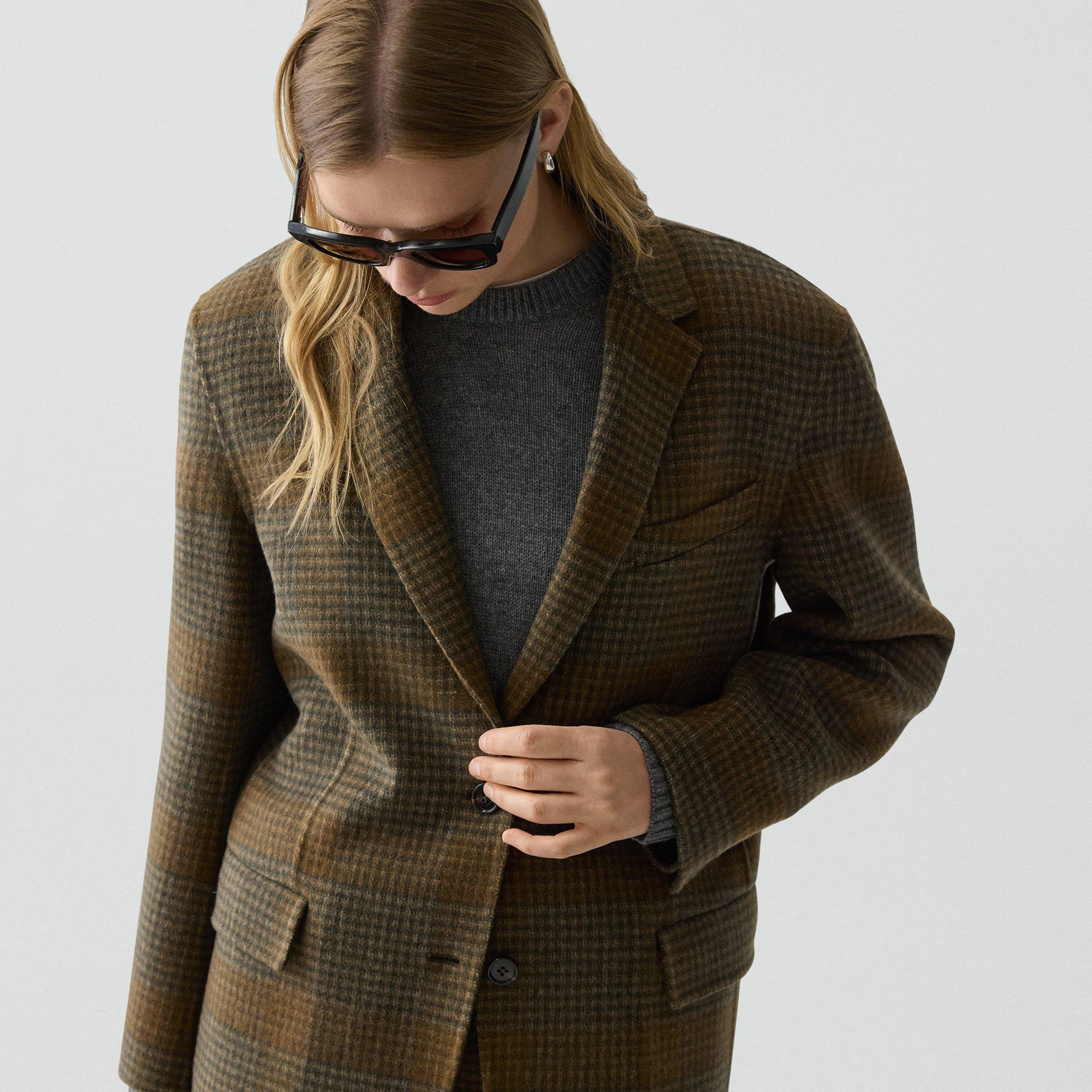 Oversized Blazer in Double-Face Wool-Cashmere - 5