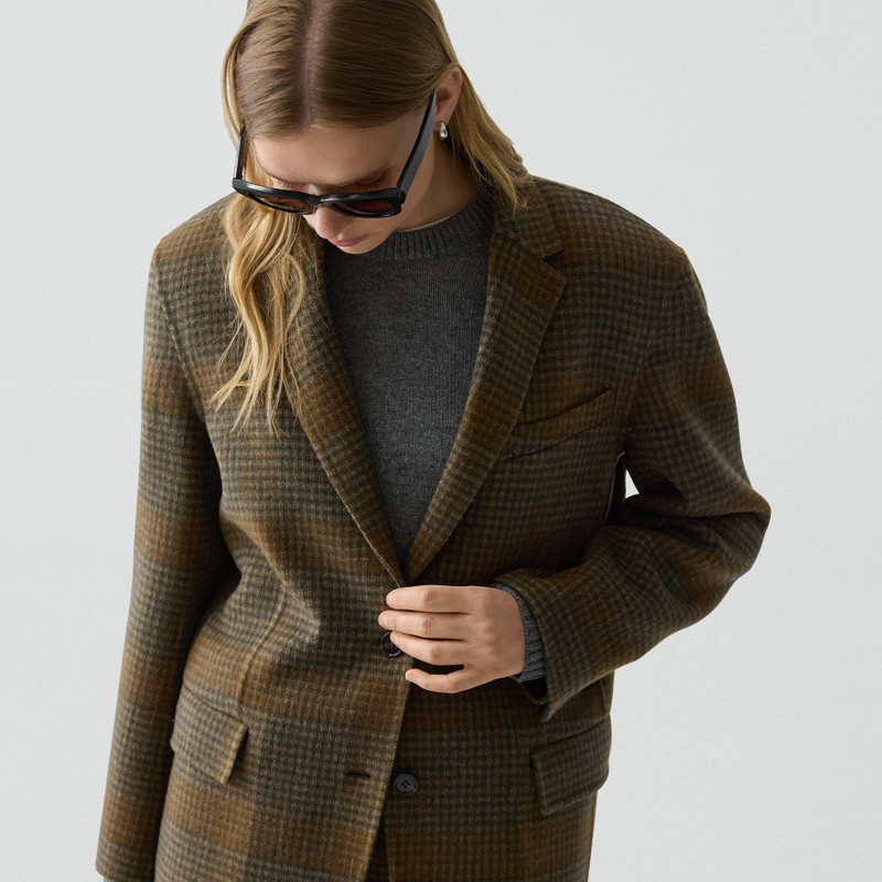 Oversized Blazer in Double-Face Wool-Cashmere 5