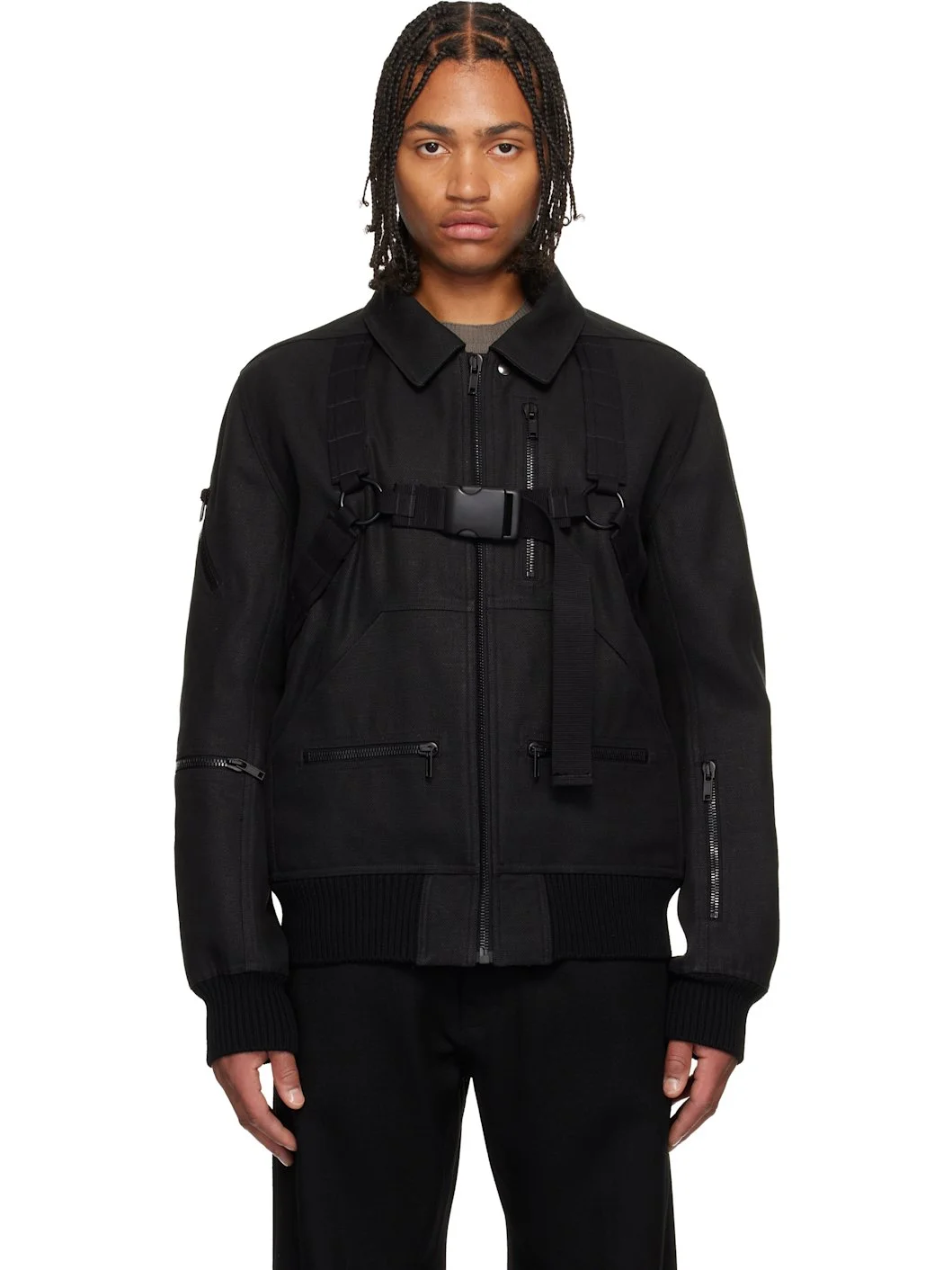 Black Concordians Bonotto Capsule Blixa Bomber Jacket - 1