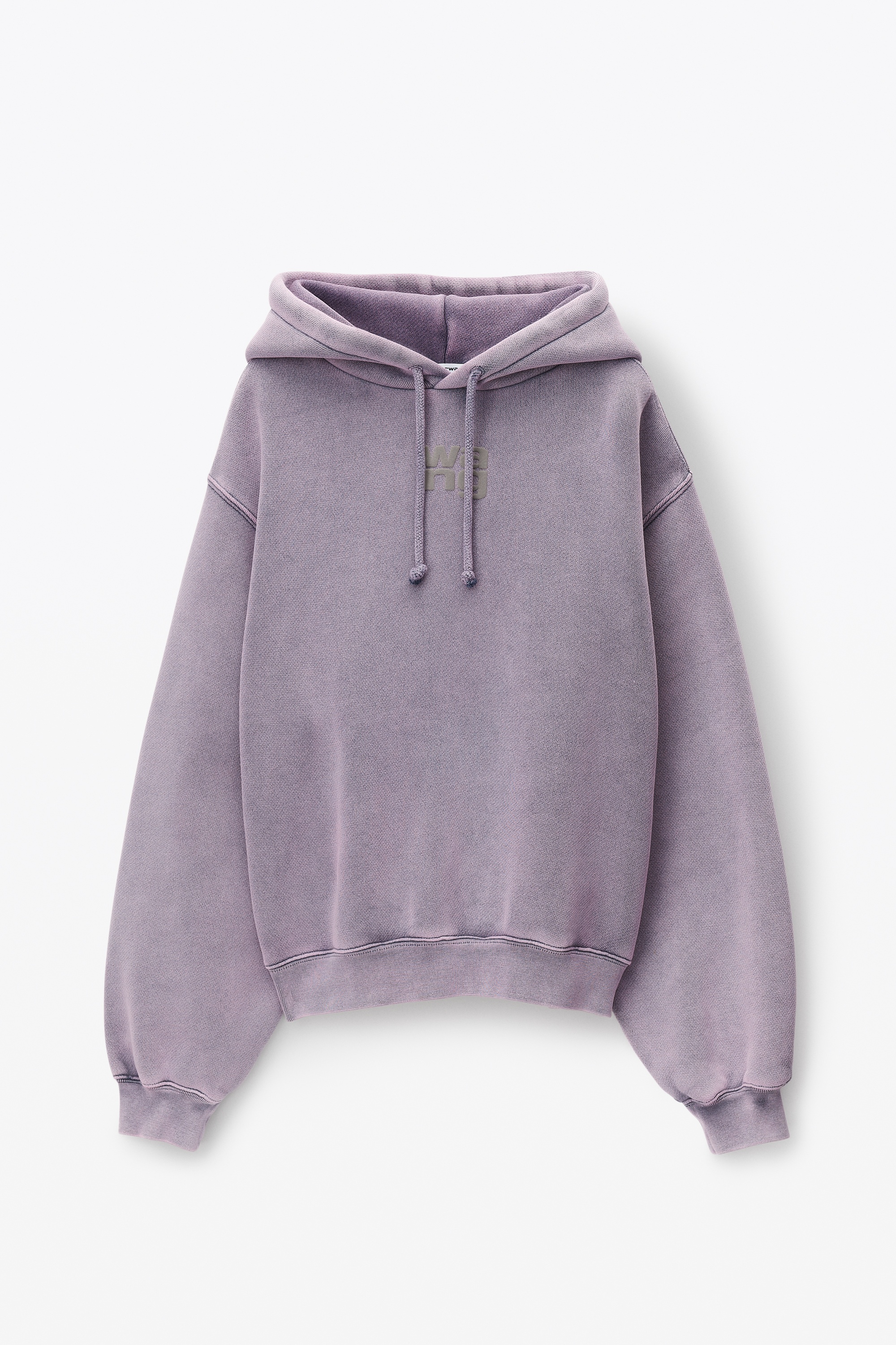 Logo Hoodie in Structured Terry - 1