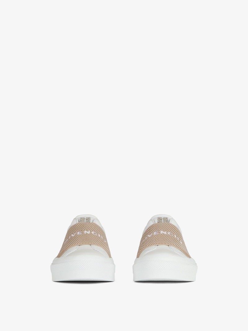 CITY SPORT SNEAKERS IN LEATHER WITH GIVENCHY STRAP 2