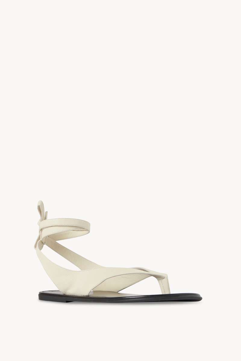 The Row Beach Sandal in Leather outlook