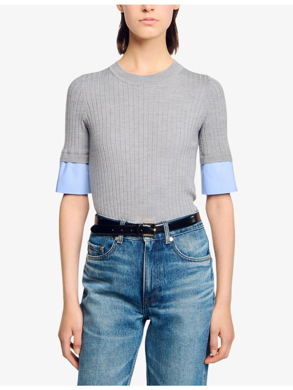 Cropped Wool and Cashmere-Blend Jumper - 3