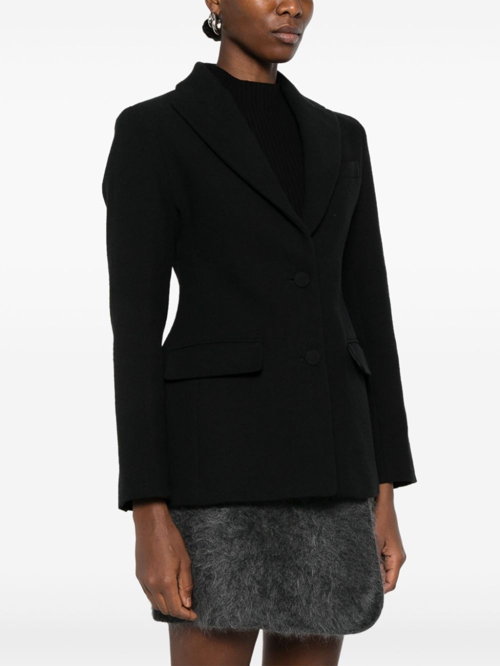 slim-fit suit jacket - 3