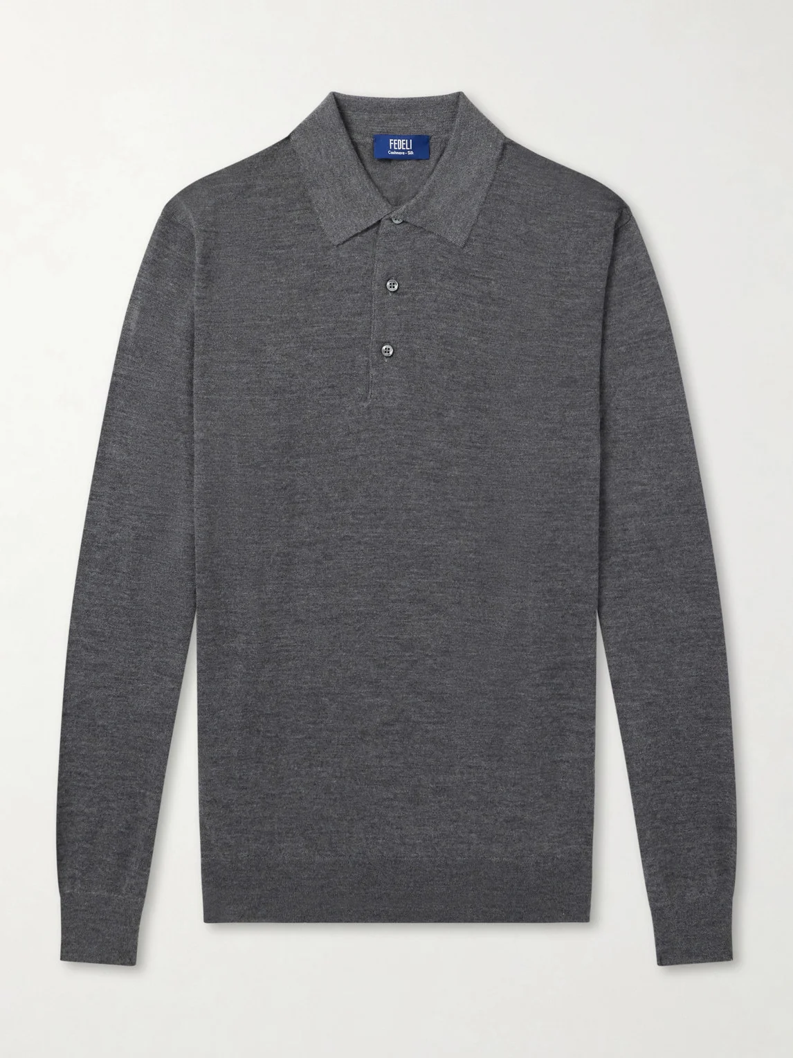 Sportman Cashmere and Silk-Blend Polo Shirt - 1