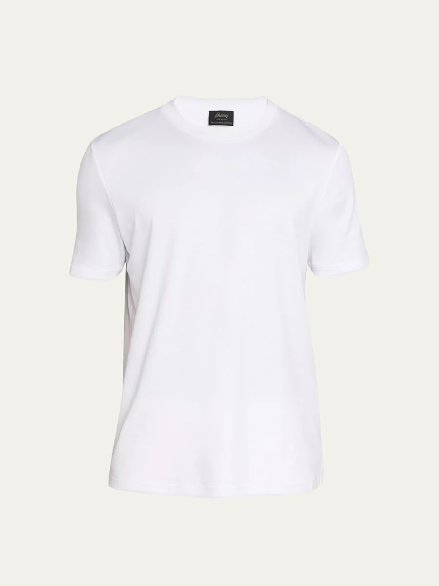 Men's Sea Island Cotton Crewneck T-Shirt - 1