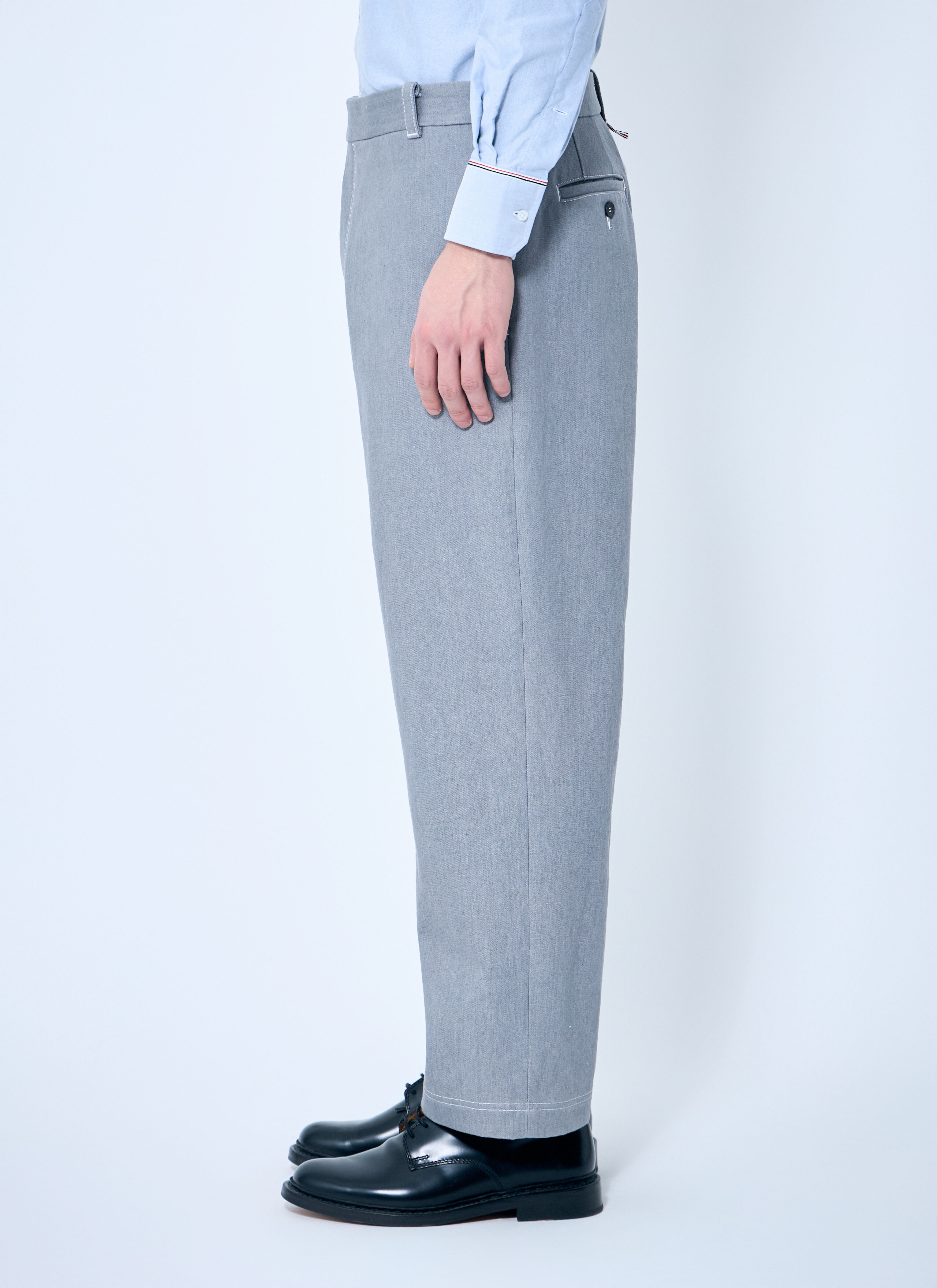 Constrast Tailored Pants - 3