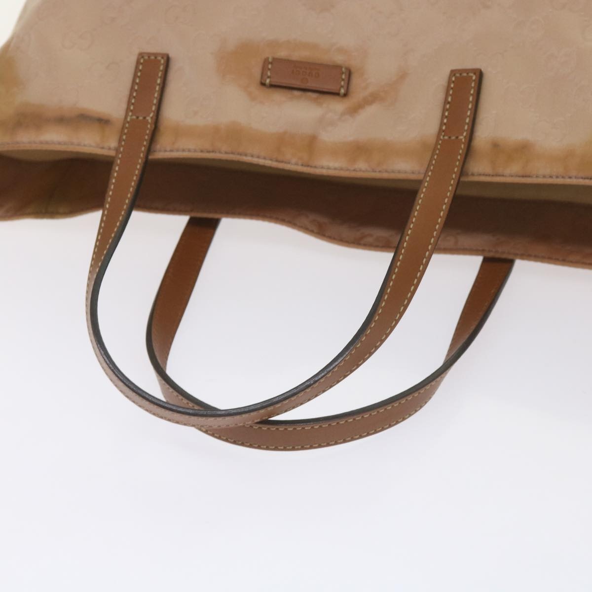 GUCCI GG Canvas Tote Bag Beige - 9