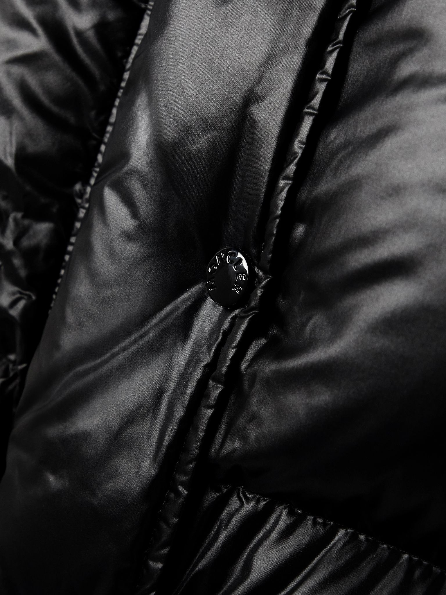 Borey hooded padded quilted shell down jacket Black - 5