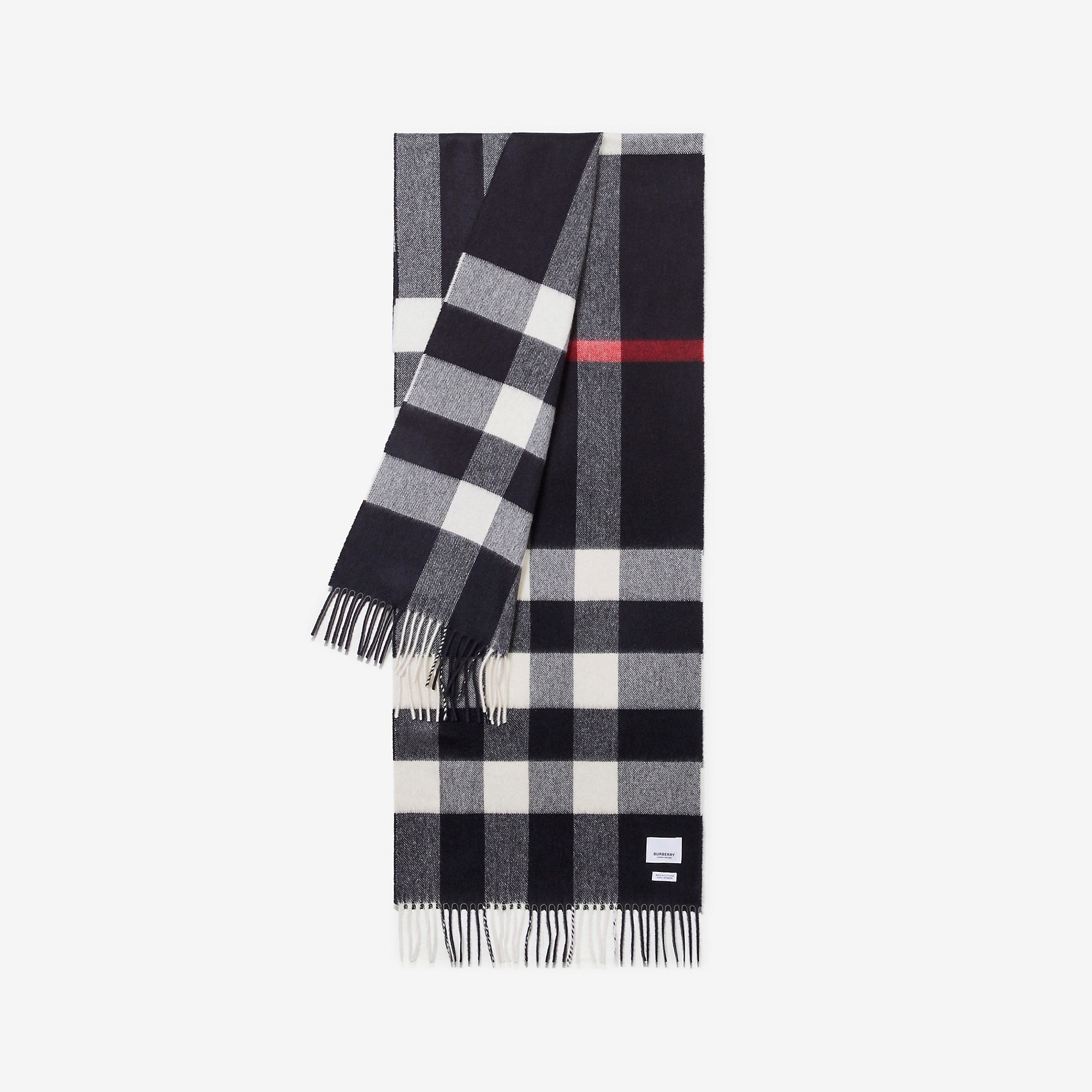 Check Cashmere Scarf - 4