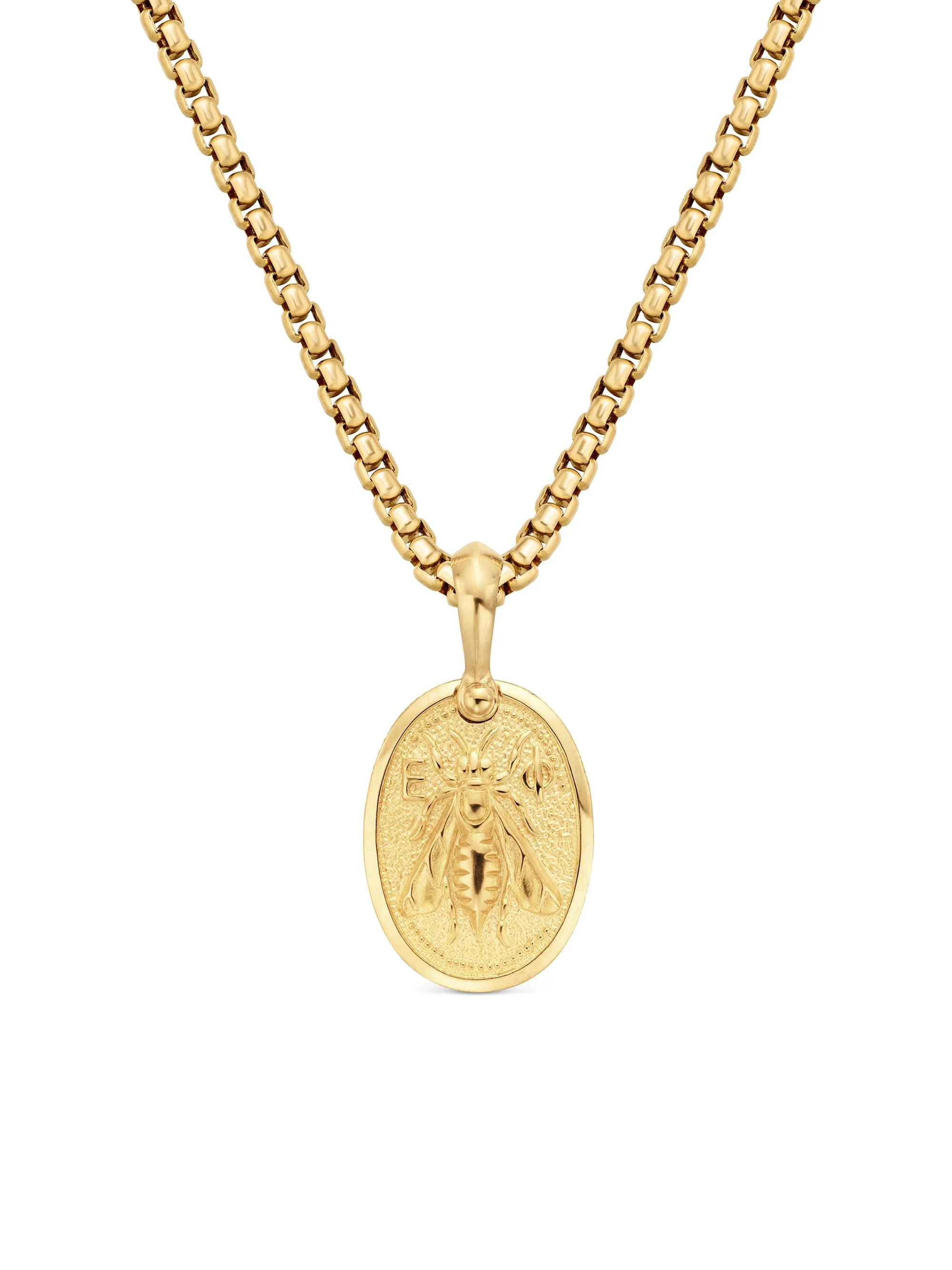 Men's Petrvs Bee Amulet in 18K Yellow Gold - Gold - 1
