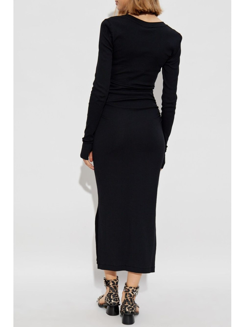 logo-patch dress 4